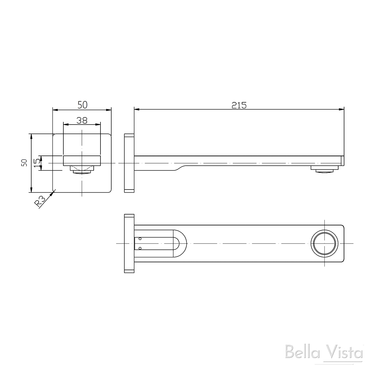 Bath Spout BTHP-25